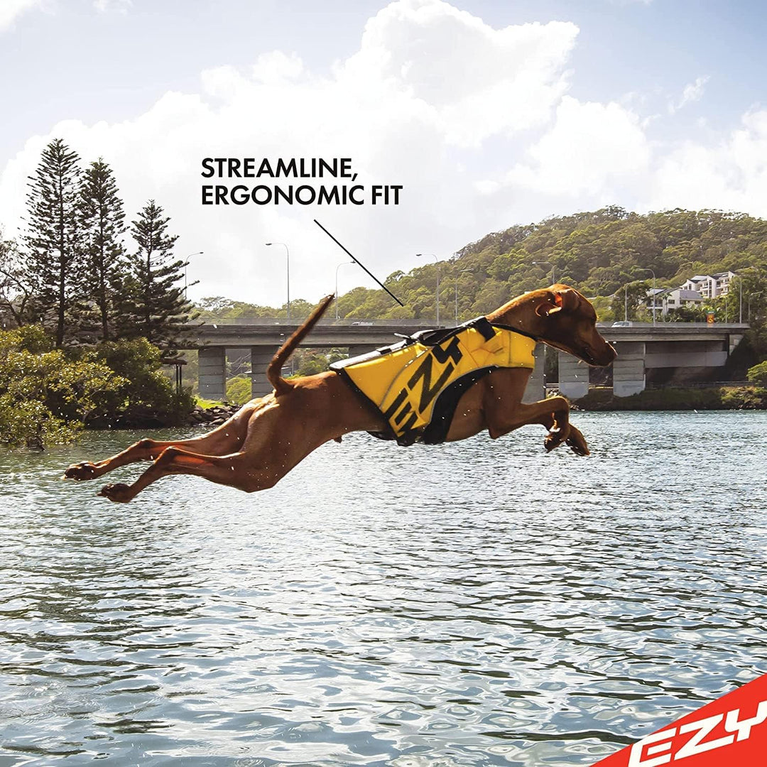 EzyDog X2 Boost Hundeschwimmweste, Grösse L, Gelb Gelb L, Gelb L