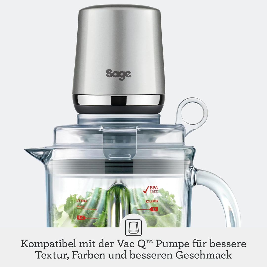 Sage - The Super Q - Standmixer - Ultrastark, Schnell, Leise, 5 One-Touch-Programme, 12 Geschwindigk
