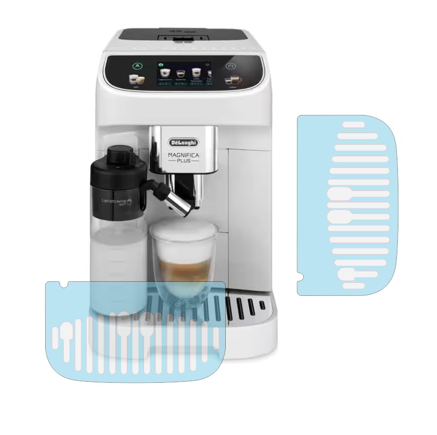 3 x Schutzfolie für DeLonghi Magnifica Plus ECAM 322.70 SB - 320.70 TB - 320.60 B - 320.60 W Tassena