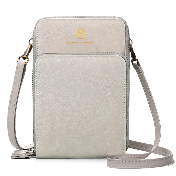 SENDEFN Handytasche zum Umhängen - Handy Umhängetasche Damen Handytasche Leder Handytasche mit Geldb