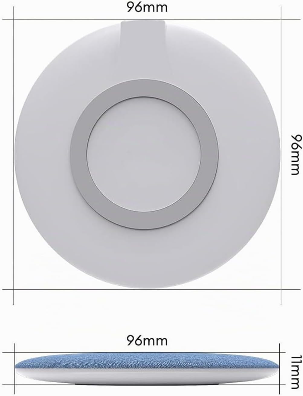 Ultra-Thin Bluetooth Pillow Speaker with Bluetooth 6.0, Ultraflacher Bluetooth Kopfkissenlautspreche