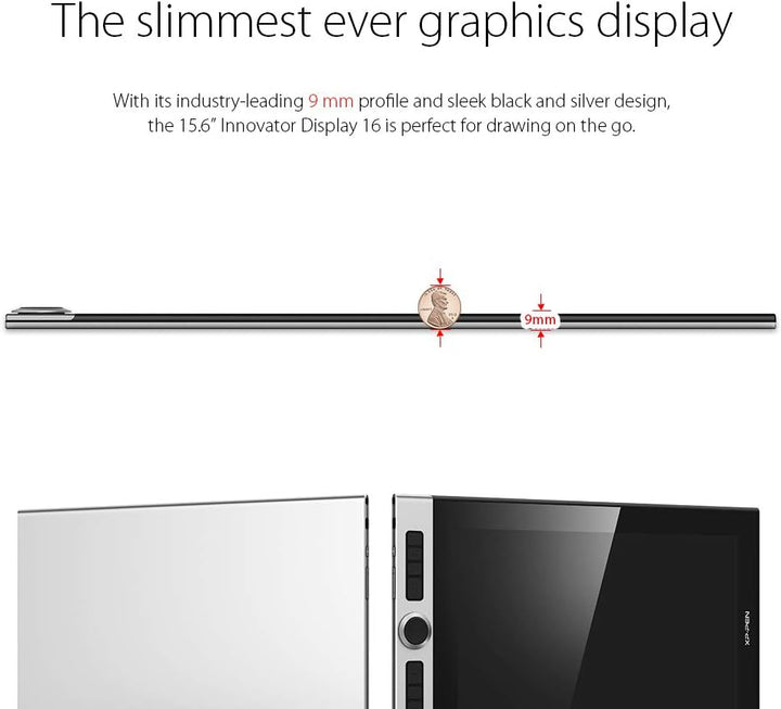 XP-PEN Innovator 16 Grafiktablett 15.6 Zoll 1920x1080 FHD IPS Pen Display zum Zeichnen mit 92% Adobe