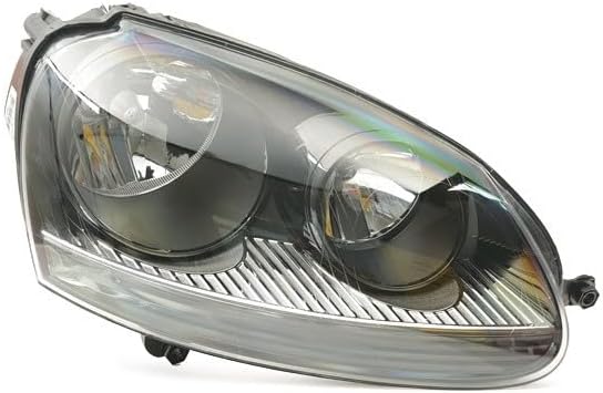 HELLA 1EG 247 007-621 Halogen-Hauptscheinwerfer - rechts - für u.a. VW Golf V (1K1) Rechts Schwarz,