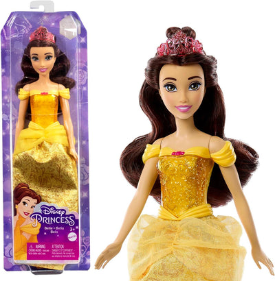 Disney Princess HPG74 - 13 Prinzessinnen-Modepuppen mit Glitzerkleidung und Accessoires, inspiriert