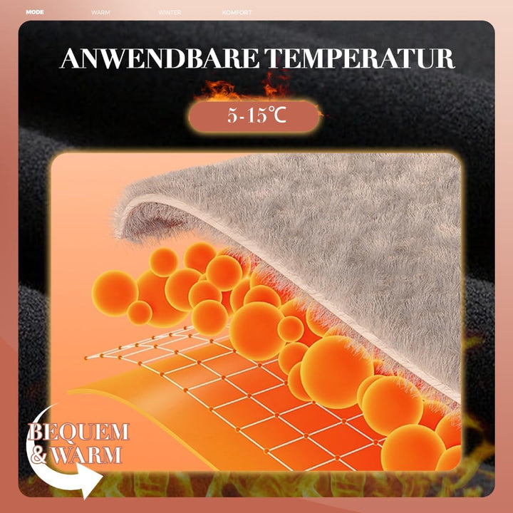 HLTPRO Thermo Leggings Damen Gefüttert Im Winter, High Waist Thermoleggings Warm Thermohose Blickdic