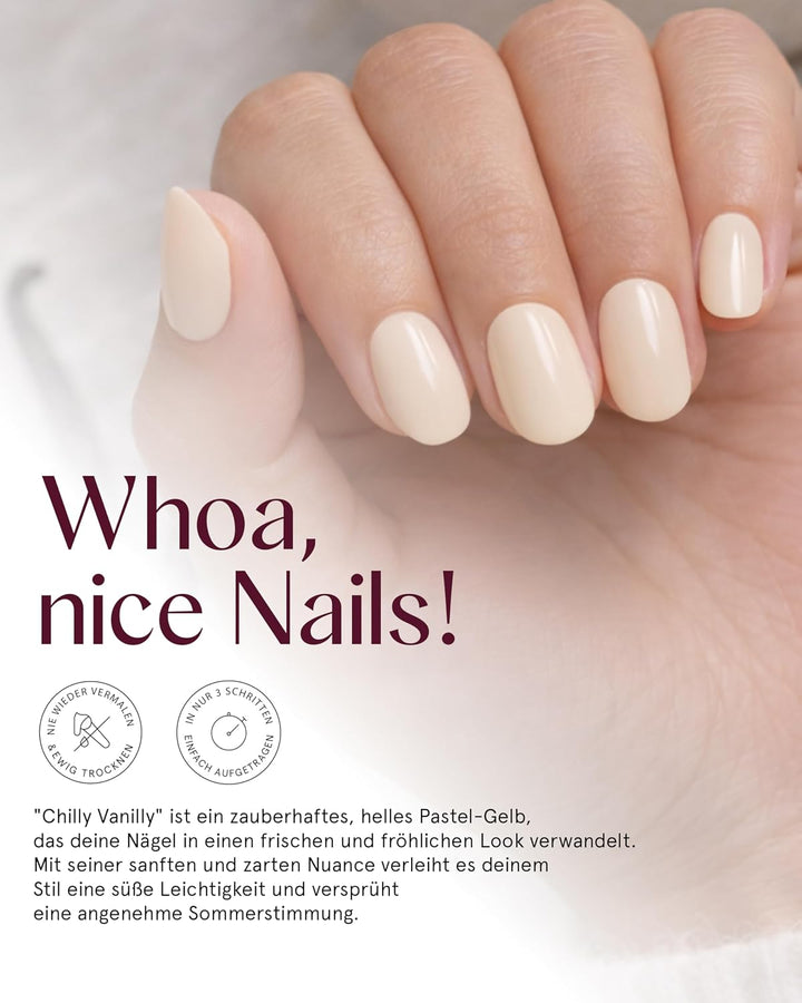 Maniko® UV Gel Strips - Selbstklebende Nagelfolie für bis zu 2 Anwendungen - Vegan & langanhaltend -