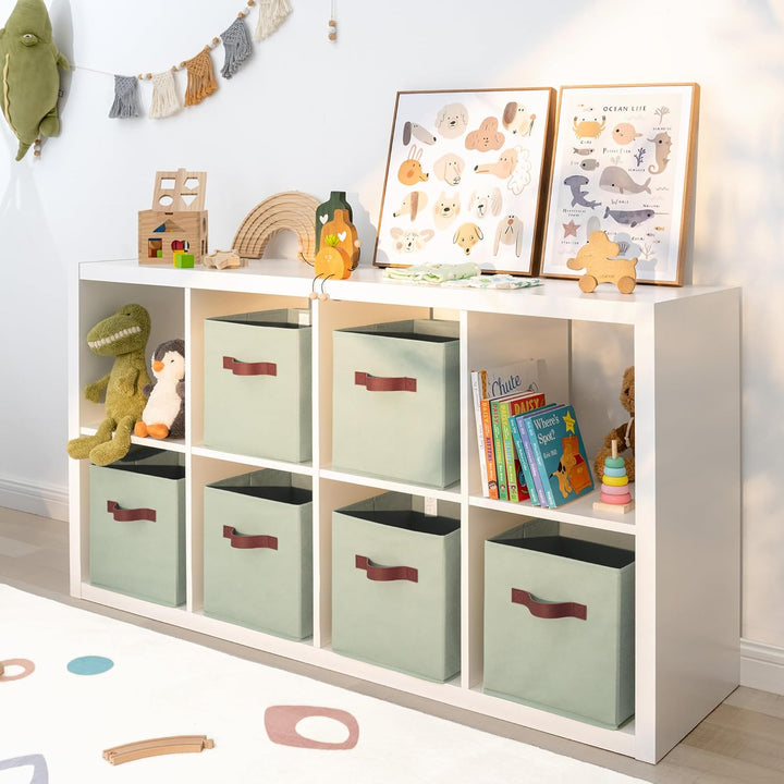 GRANNY SAYS Aufbewahrungswürfel Stoff, 6 Stück Aufbewahrungsboxen für Würfelregal, Regalkörbe 26,7 x