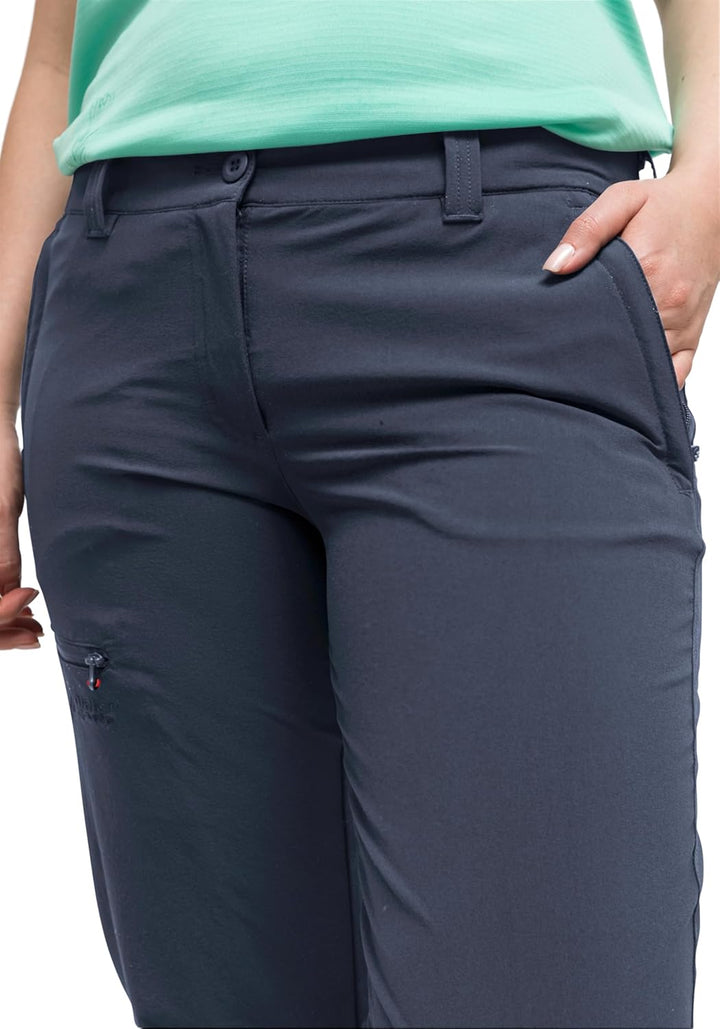 Maier Sports Inara Slim 3/4, Damen Wanderhose, Wasserabweisende Dreiviertelhose für Trekking und Hik