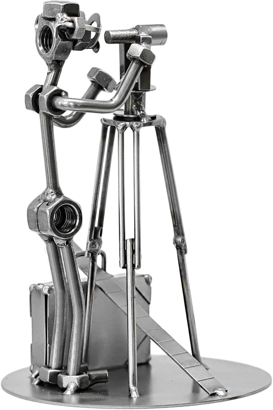Schraubenmännchen Vermessungstechniker I Handarbeit I Geschenkidee I Metallfigur I Metallmännchen I