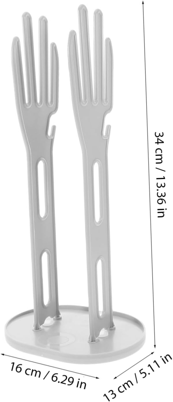 Cabilock Handschuhhalter und Aufbewahrungsständer mit Platzsparendem Design aus Kunststoff Schnelltr