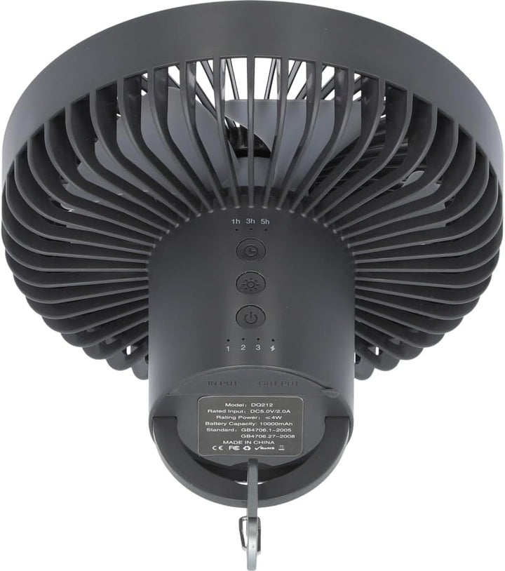 BERGER CXS10 Tisch-Ventilator zum Aufhängen | sehr leise und leistungsstark | 3 Geschwindigkeiten |