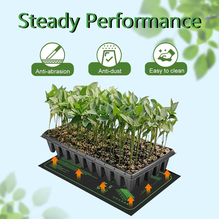 Heizmatte Pflanzen mit Thermostat, Wärmematte für Sämling Germination und Haustier, Heizkissen Amphi