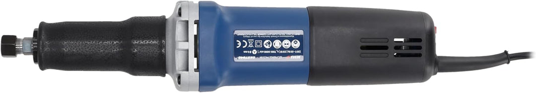 DEDRA Geradschleifer 550W, Schaft 6 mm, 3m kabel, 7000-34000 U/Min, gewicht 1,75kg, softgrip mit Ein