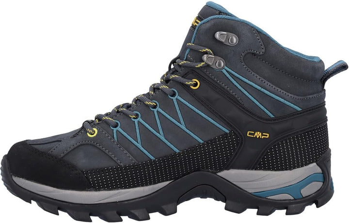 CMP Herren Rigel Mid Shoes Wp Trekking-Schuhe 39 EU Antracite Deep Lake, 39 EU Antracite Deep Lake