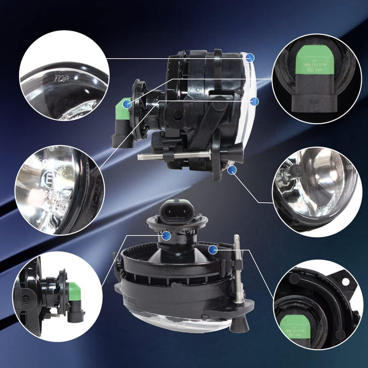 Tula Motoren Nebelscheinwerfer für VW Transporter/Multivan T5(7E/7F/7J/7H) 04-09 Polo 9N 05-12 30-50