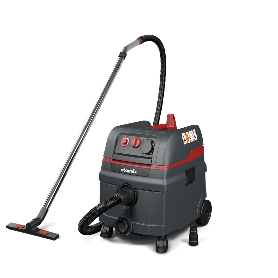 Starmix Nass- und Trockensauger Staubsauger ISC L-1625 TOP, hochwertiger Sauger für Baustelleneinsat