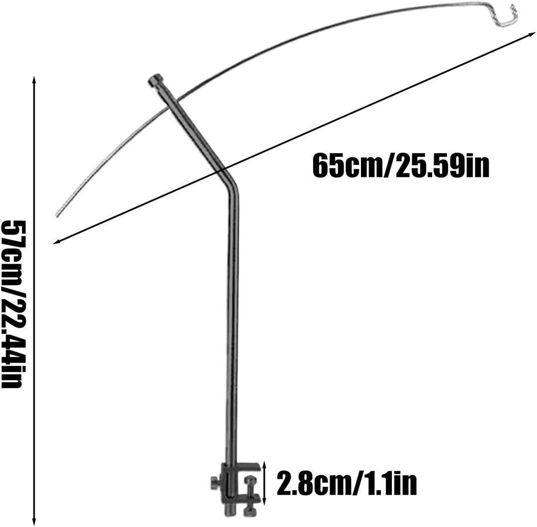 Camping Lichtständer | Faltbarer Campingleuchten Ständer Stab - Verstellbarer Lampenständer Outdoor