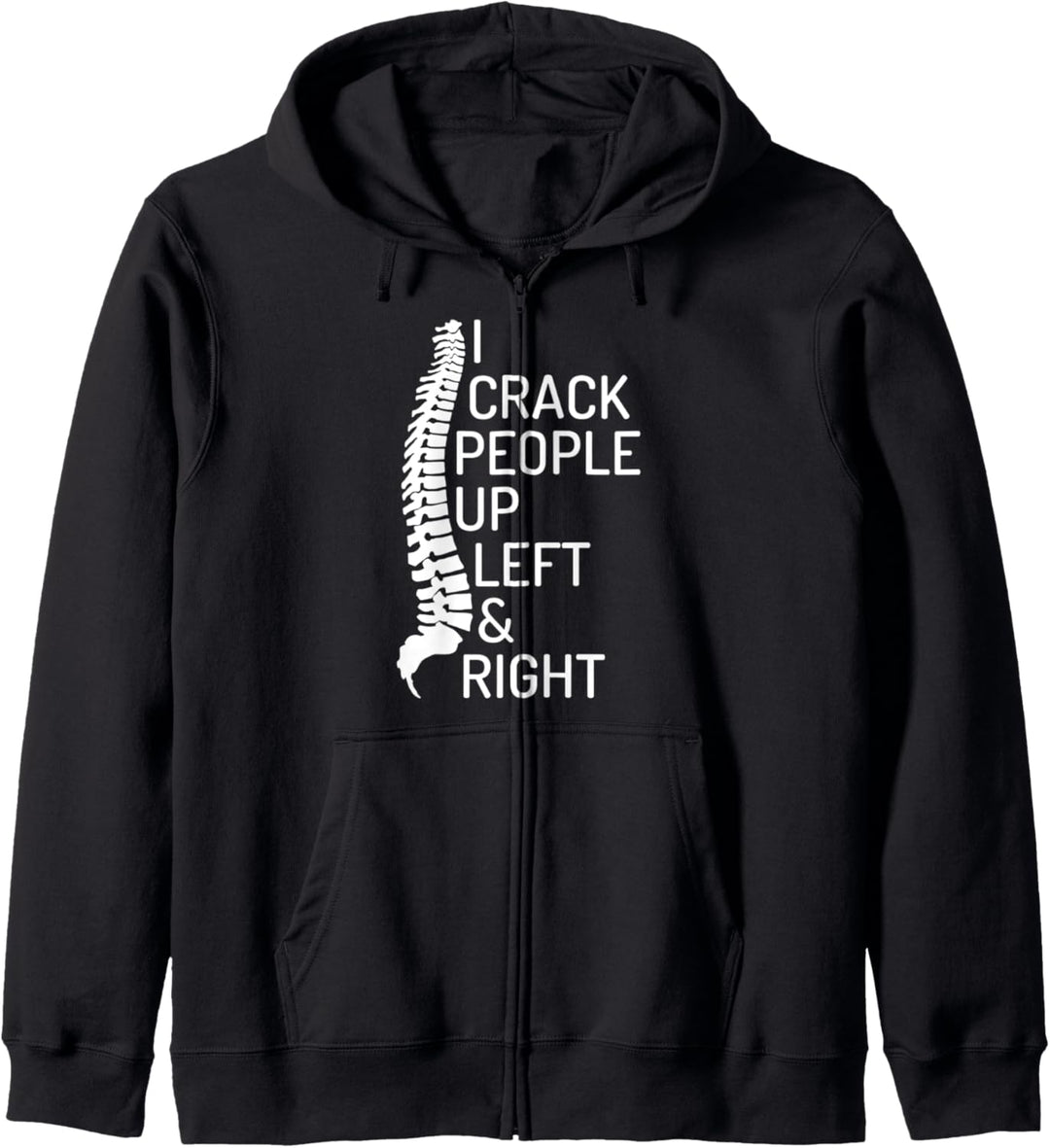 Ich knacke die Leute nach links und rechts - lustiger Rücken Kapuzenjacke