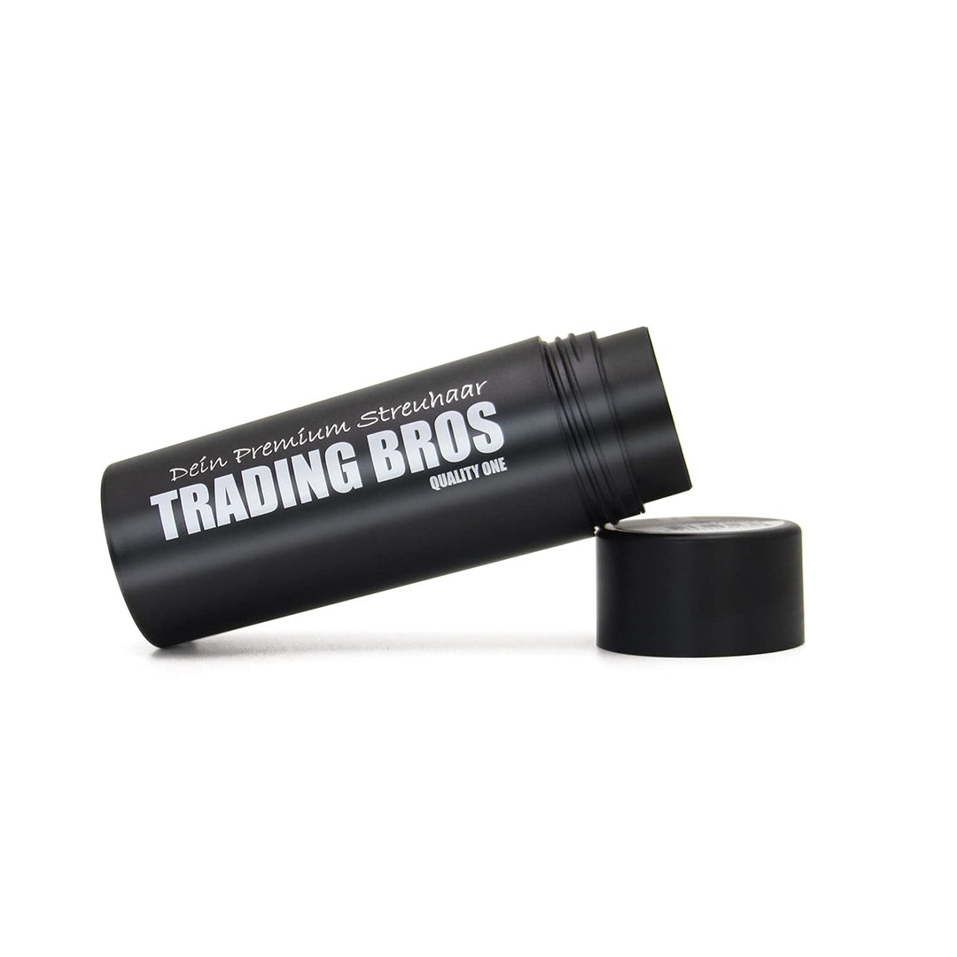 XXL Premium Streuhaar Schütthaar Haarverdichtung Trading Bros Magic Hair Fibers Schwarz 28g, Schwarz