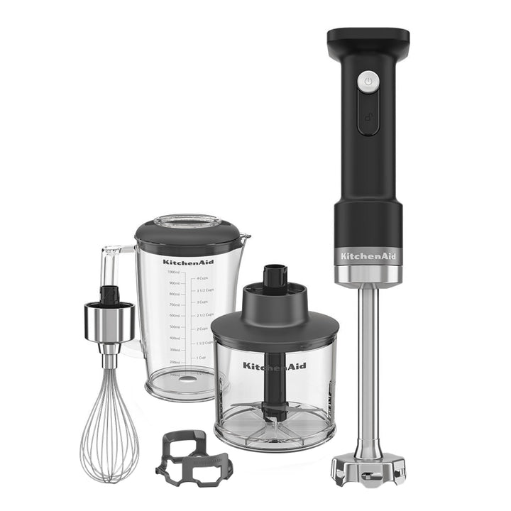 KitchenAid Kabelloser Stabmixer - Go Cordless - 700 ml BPA-freier Becher - Kratzschutz - Edelstahlkl