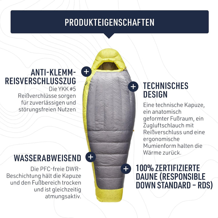 Sea to Summit Spark Ultraleichter Daunenschlafsack für Damen Einheitsgrösse 30 Grad, Einheitsgrösse
