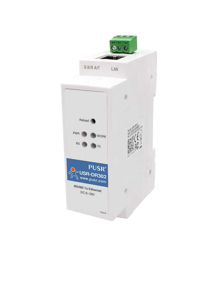 PUSR DR302 DIN-Schienen-Gateway Mit Modbus RTU zu TCP RS485 zu Ethernet Konverter