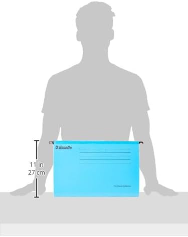 Esselte Pendaflex Hängemappen, Foolscap-Format, 25 Stück, blau 25er-Packung 40.5 × 24 cm blau, 25er-