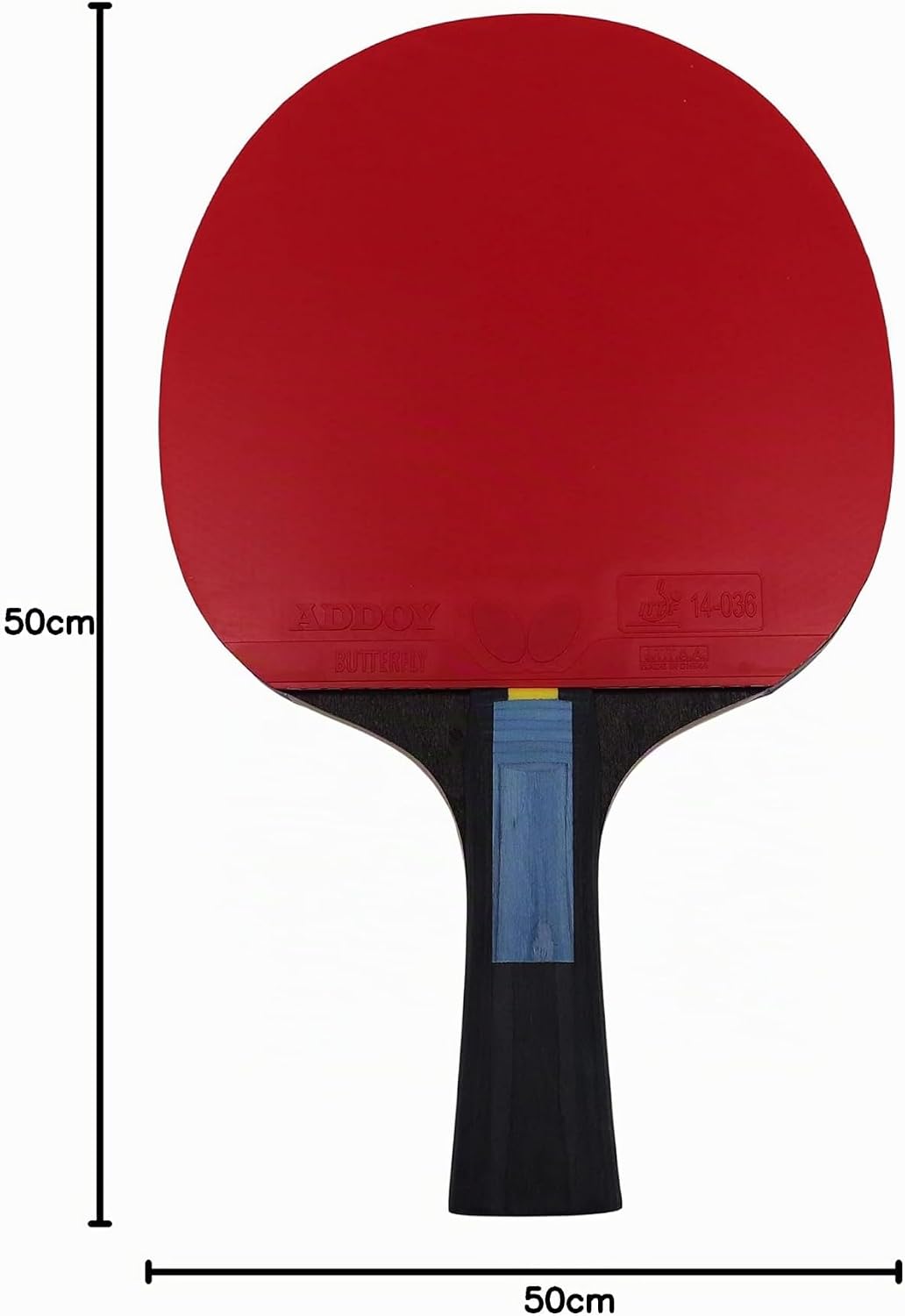 Butterfly Dimitrij Ovtcharov Sapphire Tischtennisschläger | Eva-Technologie | ITTF zertifizierter Ad
