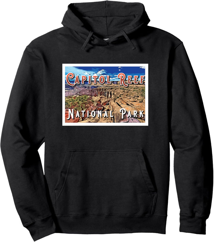 Capitol Reef National Park Utah Männer Frauen Urlaub Souvenir Pullover Hoodie