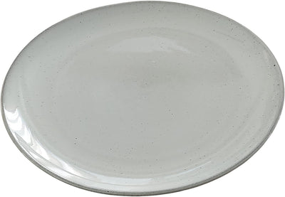 PintoCer - 2 x grosse flache Teller aus Steingut, 28 cm, Essteller für Spülmaschine und Mikrowelle