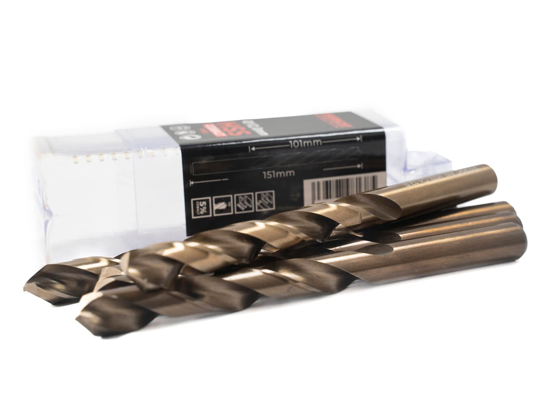 Ferrcan HSS Metallbohrer DIN338 M35 kobalt 7-13 mm (5er Pack) 12mm, 12mm