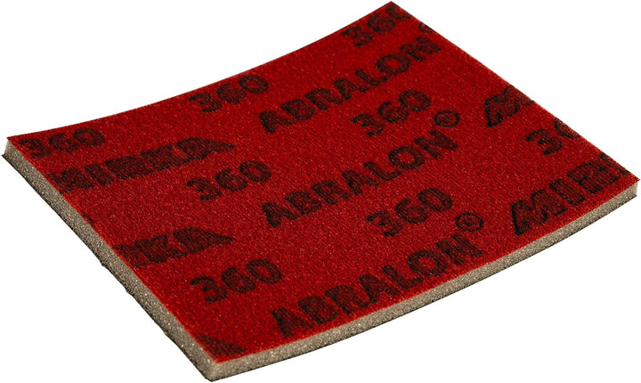 Mirka Abralon 115x140mm Klett 360 Körnung, 20/Pack, zum Schleifen und Polieren von Lack, Holz, Plast