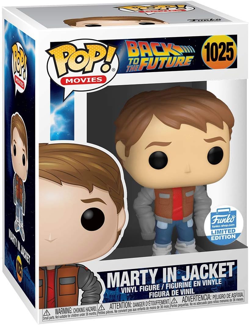 Funko Pop Marty in Jacket #1025 Back to The Future Marty McFly
