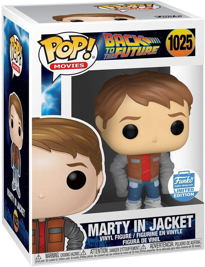 Funko Pop Marty in Jacket #1025 Back to The Future Marty McFly