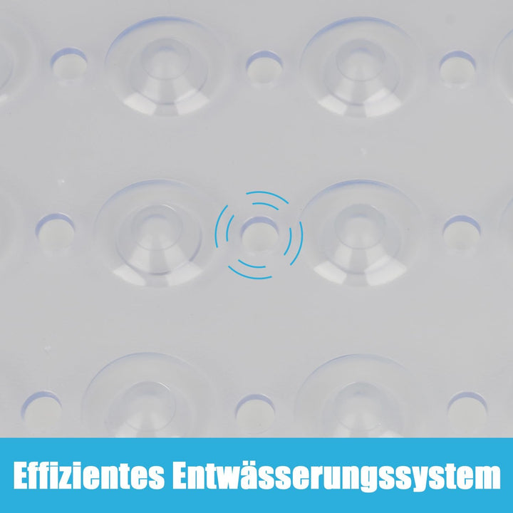 Duschmatte rutschfest 80x80cm Duscheinlage, Antirutschmatte mit Saugnäpfe für Dusche oder Badewanne,