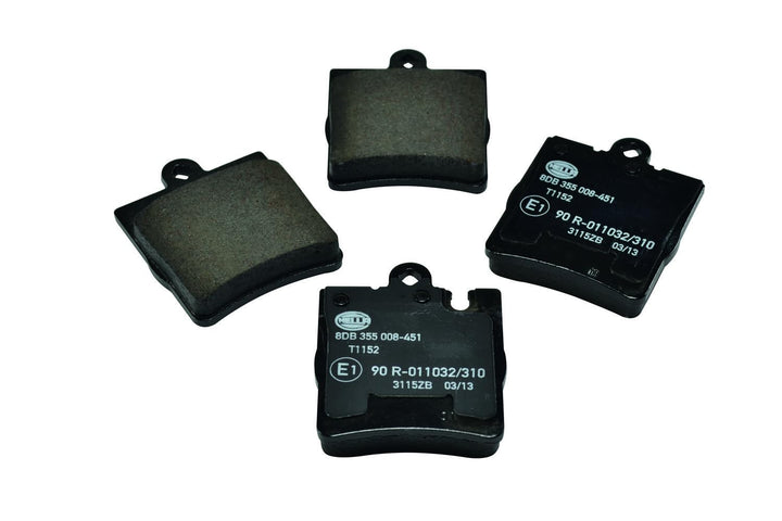 HELLA PAGID 8DB 355 008-451 Bremsbelagsatz - T1152 - Dicke/Stärke: 15.7mm - Bremssystem: Teves - für