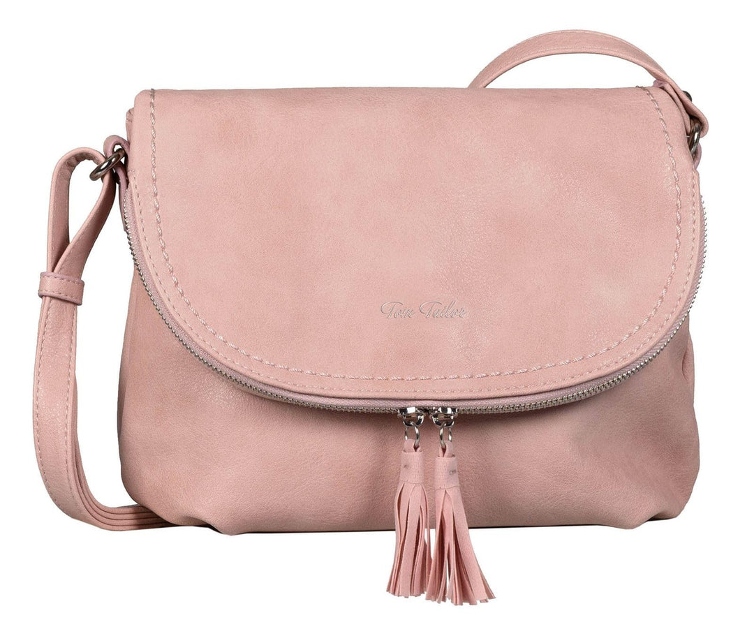 TOM TAILOR bags Lari Damen Umhängetasche Crossbody Bag 26,5 x 5 x 21 Light Rose, 26,5 x 5 x 21 Light