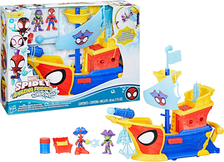 Spidey and his Amazing Friends SAF WEBS AHOY Bubble Ship Piratenschiff, Piratenschiff
