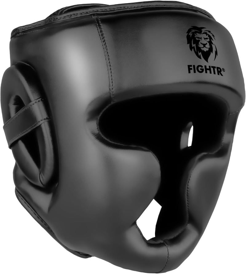 FIGHTR® Kopfschutz mit bestem Sitz für maximalen Schutz | Boxhelm für Sparring | Verstellbare Grösse