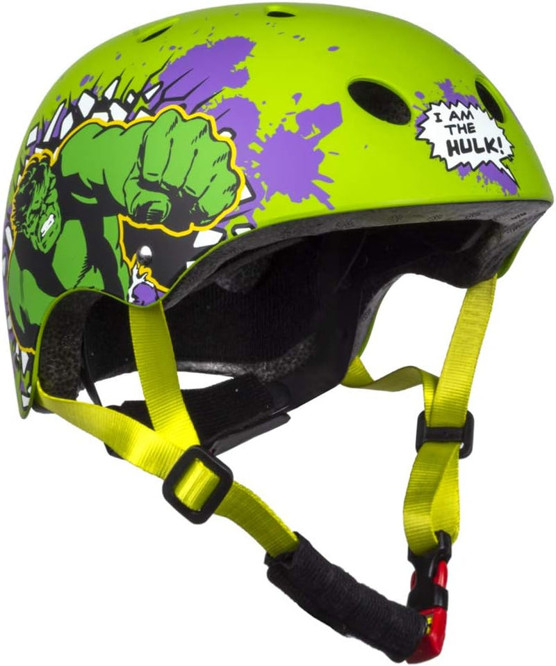 Disney Jungen Hulk Skaterhelm, Mehrfarbig, M