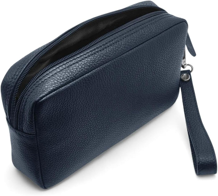 FAST WORLD SHOPPING ® Handtasche Echtes Leder Herren Tasche mit abnehmbarem Griff Handtasche Made In