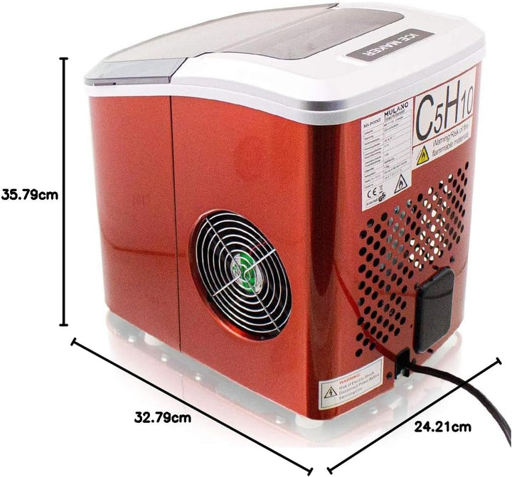 Eiswürfelmaschine Edelstahl Eiswürfelbereiter Eiswürfel Ice Maker Eis Maschine Icemaker