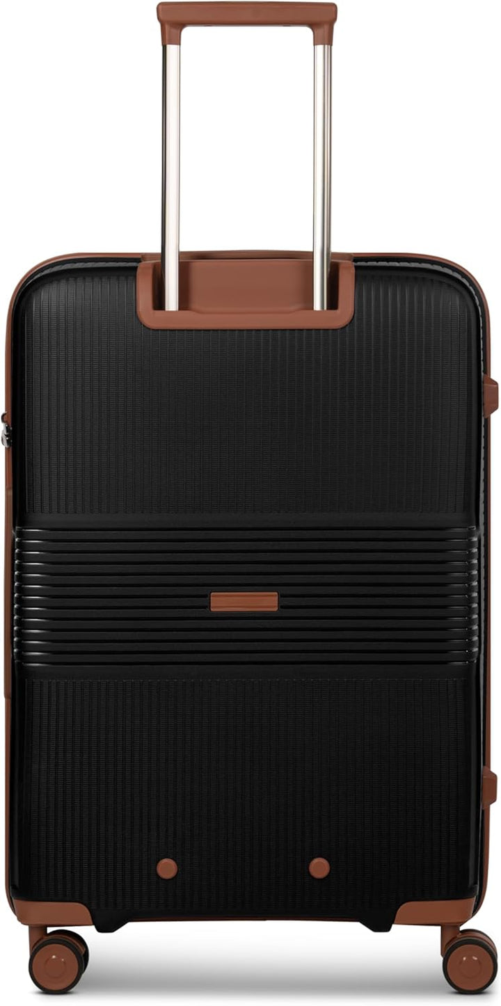 Eco Edition nachhaltiges Hartschalen Koffer-Set 3-teilig | Trolleys mit Dehnfalte erweiterbar um 6 c