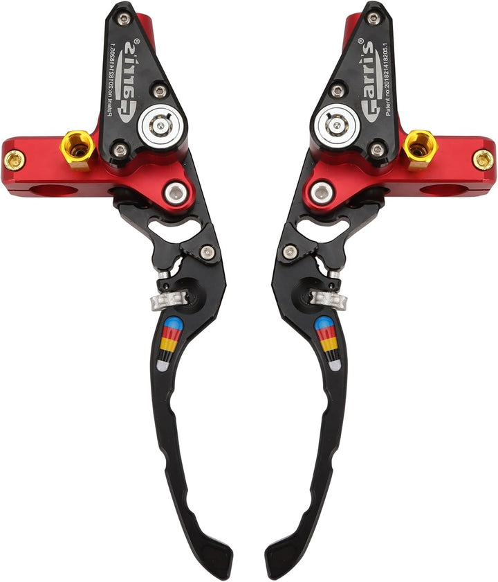 WOOSTAR 22mm Motorrad Hydraulische Kupplung Hauptbremszylinder mit CNC Bremshebel Ersatz für Motorra