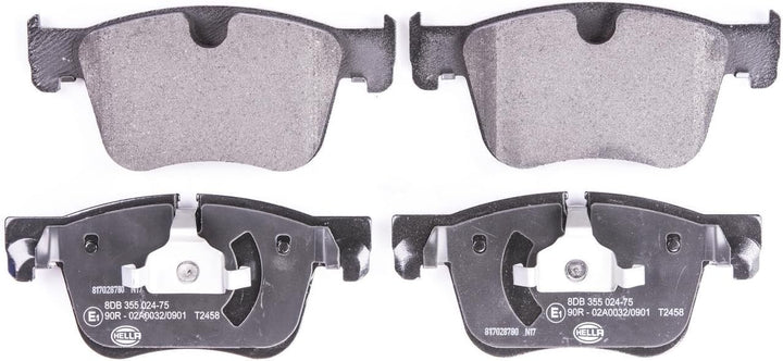 HELLA PAGID 8DB 355 024-751 Bremsbelagsatz - T2458 - Dicke/Stärke: 17.1mm - Bremssystem: Teves - nic