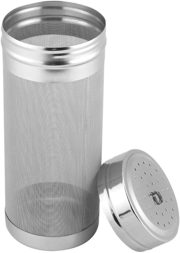 Haofy Homebrew Bierfilter, Edelstahl Bierbraufilter Siebe 300 Mikron Brauhopfenfilter Wiederverwendb