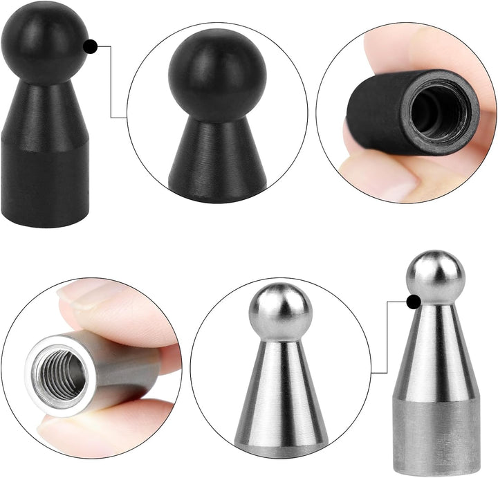 WHDZ Paintless Dent Repair Tools Car Dents Removal Rods Kit with Tips Repair Set for Auto Body Remov