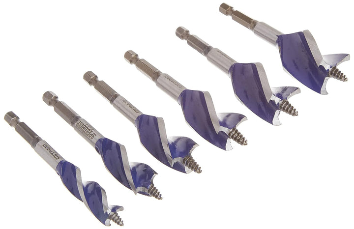 Irwin Speedbor Bohrersatz für Holz, 10,2 cm, 6-teilig (1877239) 1-(Pack), 1-(Pack)