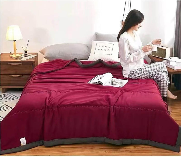 Kühldecken Zum Schlafen Cooling Blanket Eisdecke Zum Schlafen Dünne Sommerdecke Bettdecke Ohne Bezug
