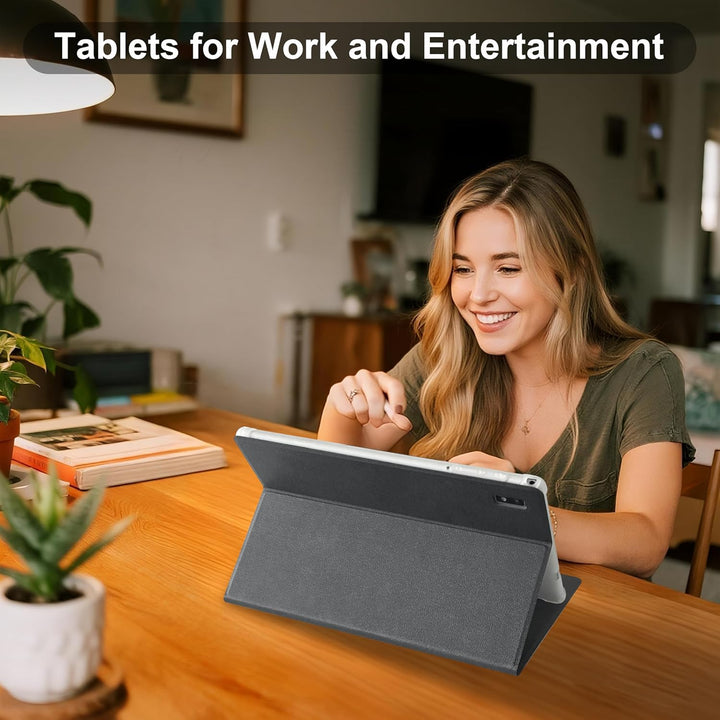 Tablet 10 Zoll Android Tablets 6 GB RAM + 64 GB ROM Quad-Core 5000 mAh 1280 x 800 HD-Touchscreen 5MP